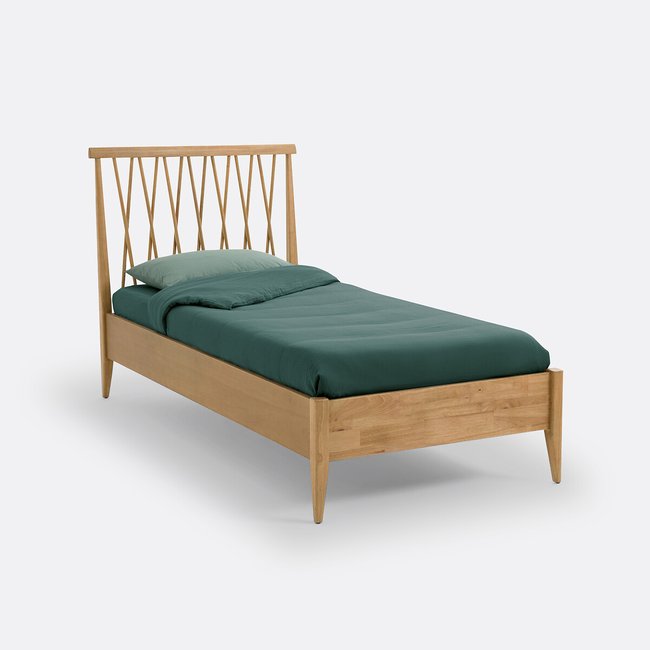 Lit enfant, Quilda Couleur chêne <span itemprop=
