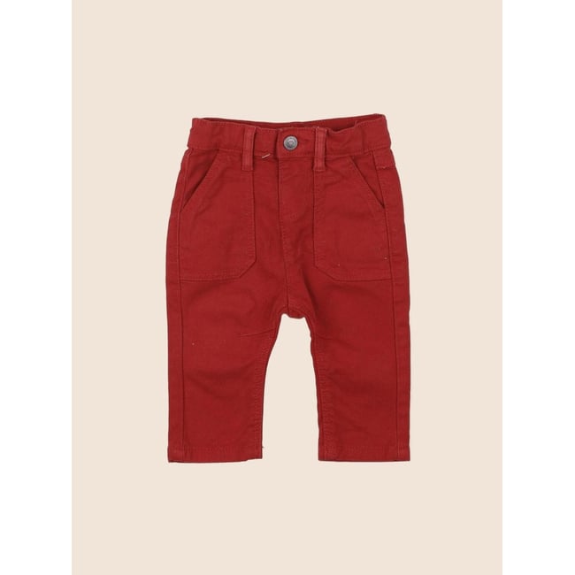 Pantalon - Très bon état rouge <span itemprop=