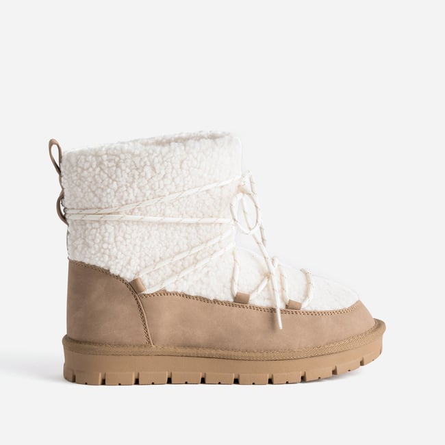Boots AKI camel/beige <span itemprop=