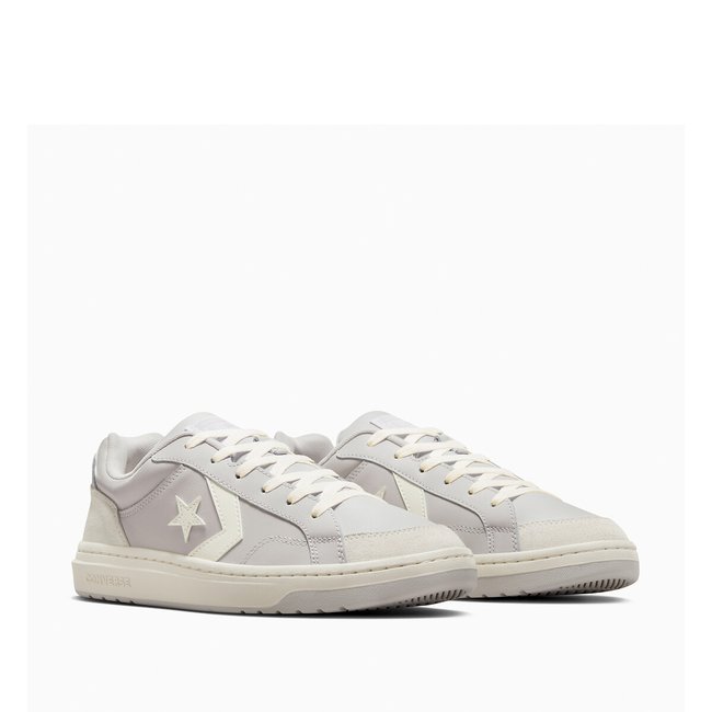 Sneakers in pelle grigio/écru CONVERSE