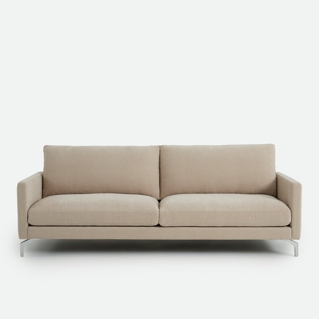 Canapé droit 2, 3 ou 4 places, en polyester chiné, LADY - LA REDOUTE INTERIEURS