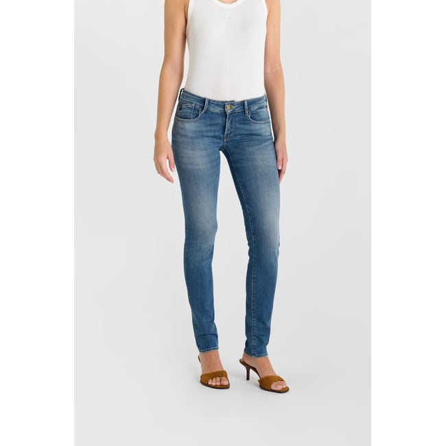 Jeans push-up slim PULP, longueur 34 blue <span itemprop=