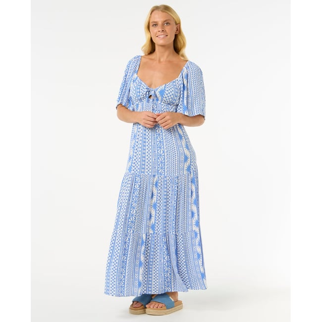 Robe SAN CARLOS S/S MAXI DRESS blue <span itemprop=