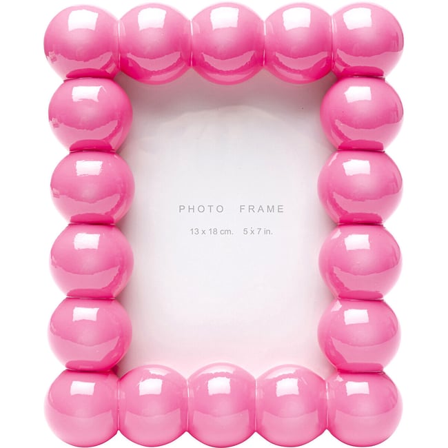 Cadre photo Bubble fuchsia 13x18cm rose <span itemprop=