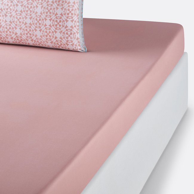 Drap housse coton, Yucatan nude <span itemprop=