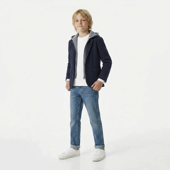 Blazer  - Très bon état bleu <span itemprop=