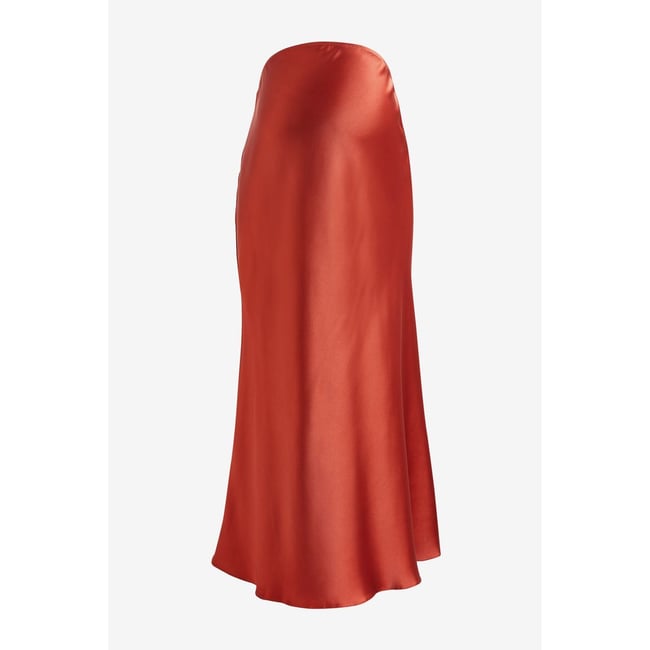 Jupe Maxi BELLISSIMA Marron Rouille Taille 36 - Style Chic Et Bohème - Occasion Très Bon état