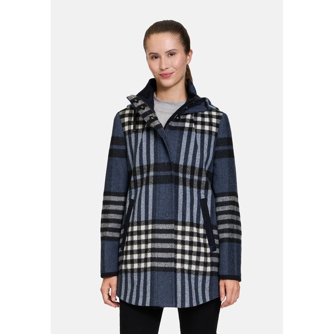 Veste d'hiver à capuche classic blue-blue <span itemprop=