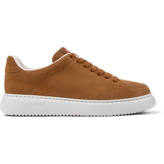 Baskets Cuir RUNNER K21 marron moyen <span itemprop=