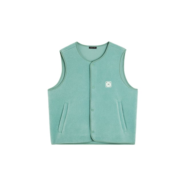 GILET SANS MANCHE BLUE vert d'eau <span itemprop=
