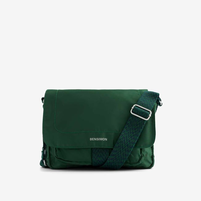 Besace en nylon recyclé COLOR LINE bouteille <span itemprop=