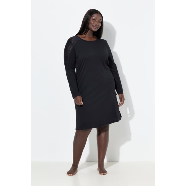 Chemise de nuit avec dentelle - ULLA POPKEN