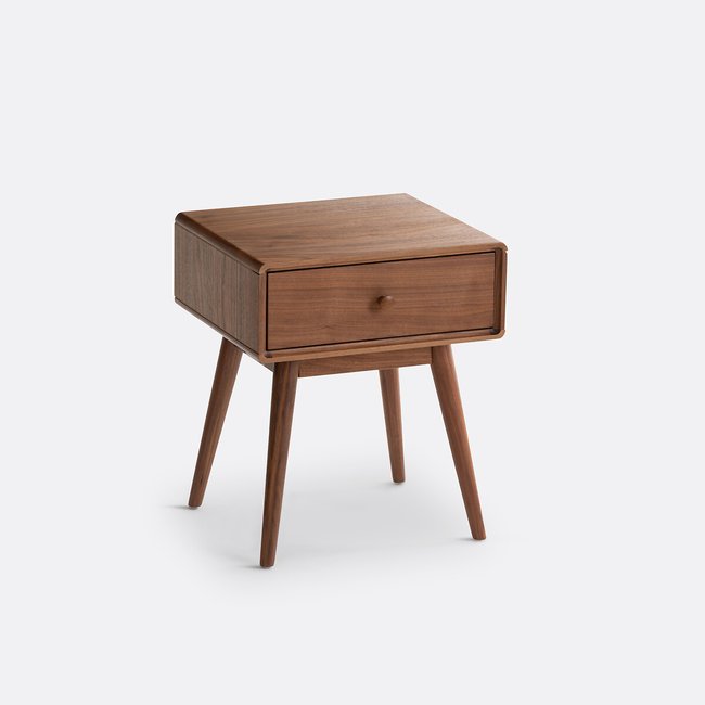 Nachttisch Miji mit 1 Schublade nussbaum <span itemprop=