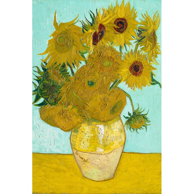 Tableau célèbre Van Gogh Les Tournesols - HEXOA