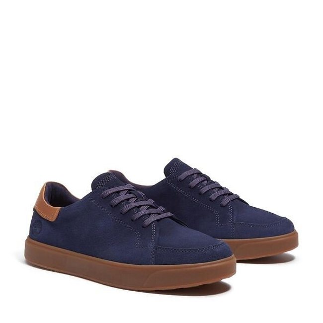 Lage sneakers in suède, Emerson Street <span itemprop=