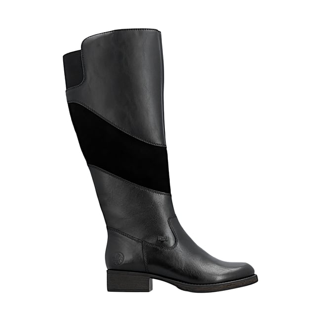 Bottes Cuir noir <span itemprop=