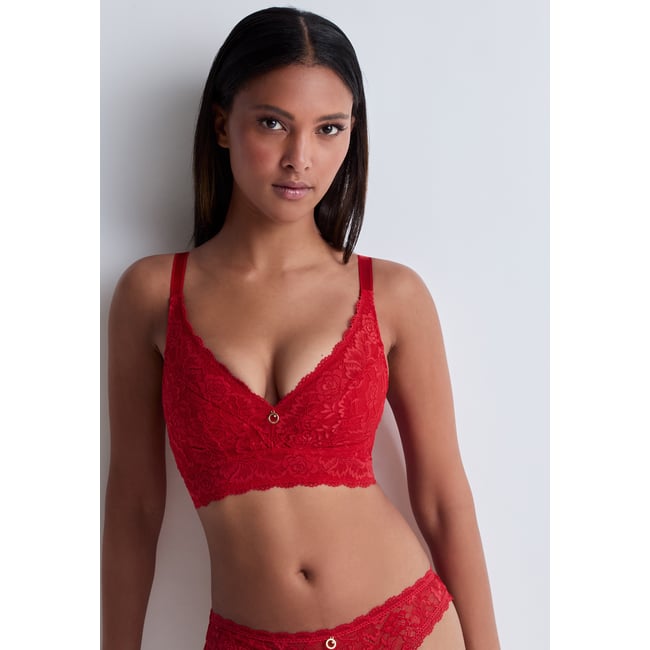 Soutien gorge Brassiere confort Rosessence rouge <span itemprop=