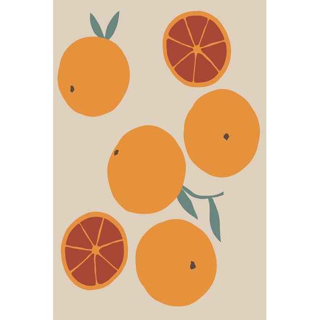 Tableau orange fraiche - HEXOA
