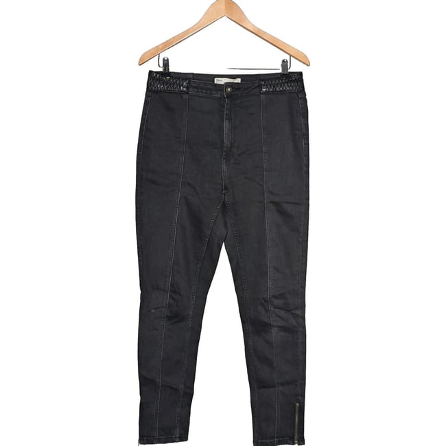 Pantalon/jean Troué Taille S - Bleu - Coupe Slim - Occasion Très Bon état - 95 Cm De Longueur