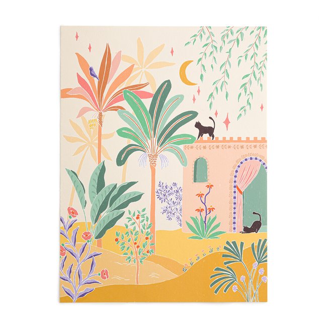Polmita 30 x 40cm Patterned Poster, multi-coloured, LA REDOUTE INTERIEURS