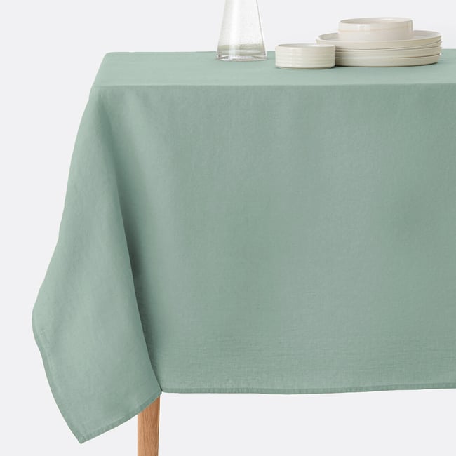 Tafelkleed in gewassen linnen, Victorine - LA REDOUTE INTERIEURS
