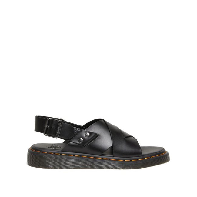 Zane brando leather sandals black Dr. Martens La Redoute