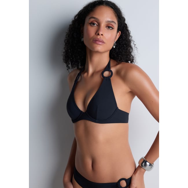 Haut de maillot de bain Triangle avec armatures Summer Essence noir <span itemprop=