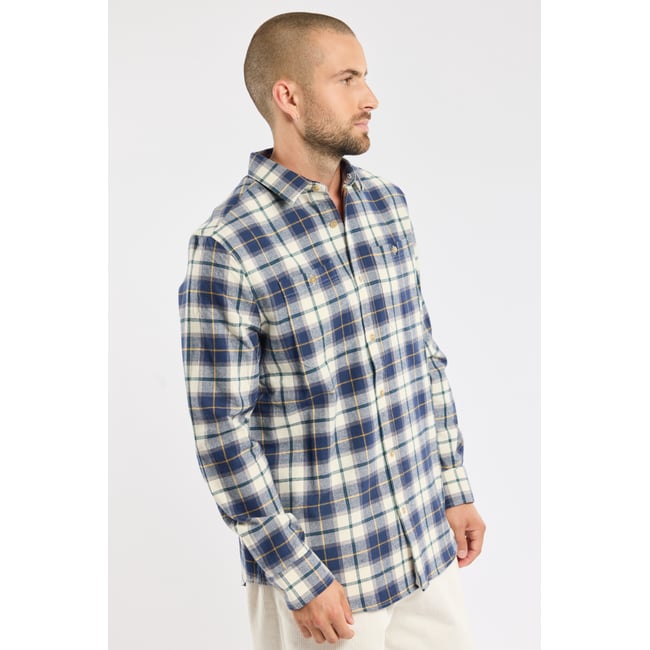 Chemise à carreaux en coton ELRICK - BERMUDES