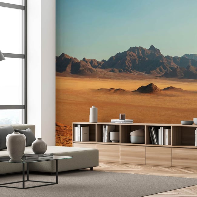 Papier peint desert wadi rum Couleur intissé <span itemprop=