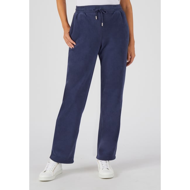 Pantalon en maille polaire Thermolactyl bleu marine <span itemprop=