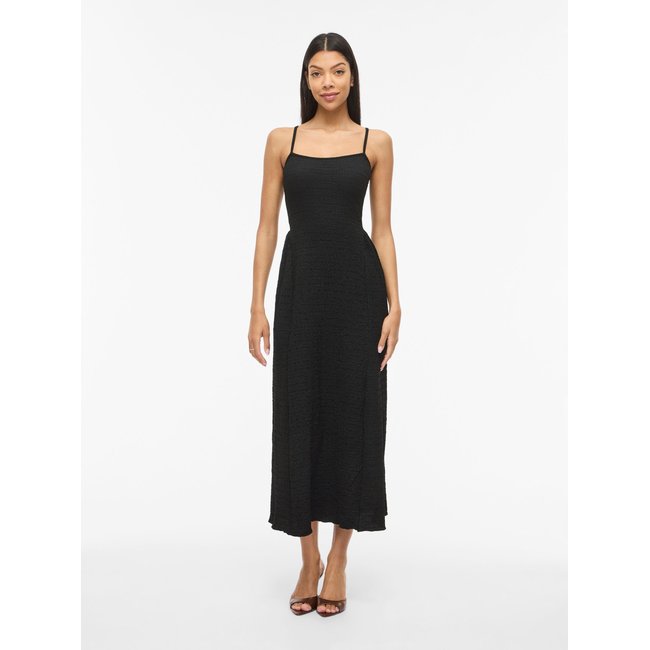 Robe Mi-Longue VIMANA - À bretelles noir - black1 <span itemprop=