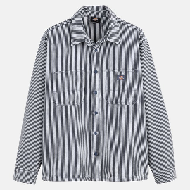 Surchemise rétro, relaxed, 247 GARMENT indigo <span itemprop=