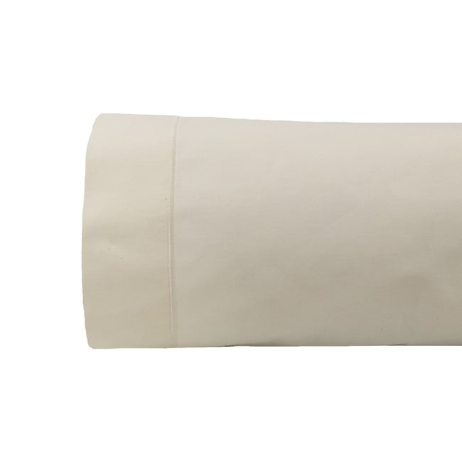 Taie De Traversin Coton Percale Anthracite 140 Cm - Marque SOMEO, Douce Et Respirante