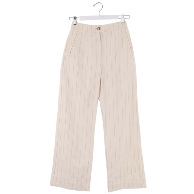 Pantalon droit - Très Bon État ecru <span itemprop=