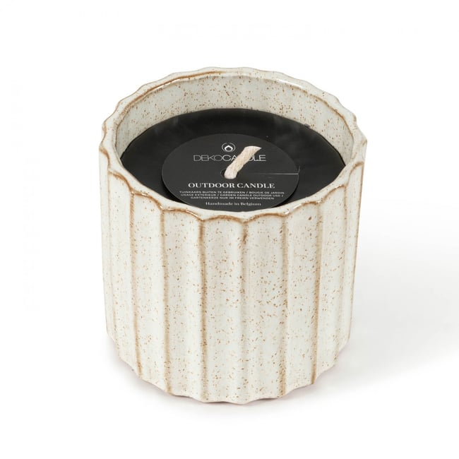 Bougie d'exterieur 15 x 14 cm Flowerpot Couleur v002235 <span itemprop=