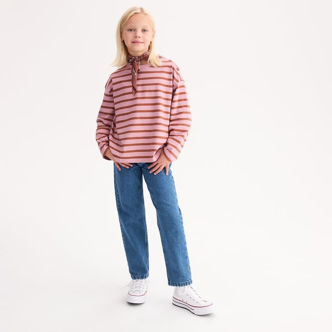 Camisola de mangas compridas, às riscas - LA REDOUTE COLLECTIONS
