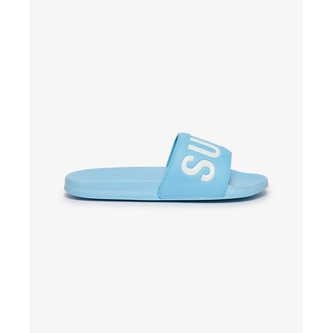 Claquettes de Piscine Coupe Classique bleu mer <span itemprop=