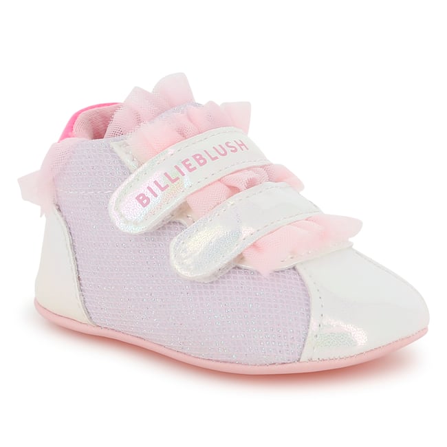 Chaussons à scratch multico <span itemprop=