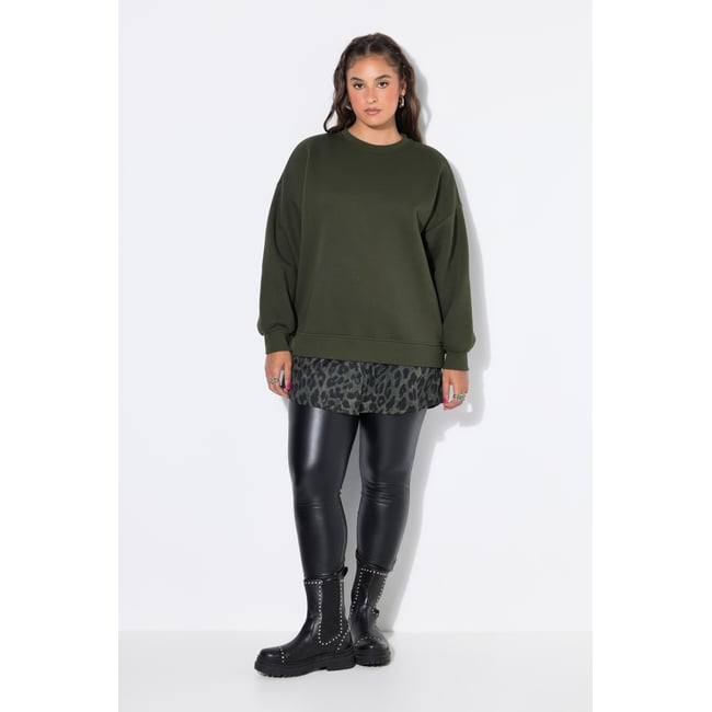 Sweat-shirt oversize, base chemisier arrondie - STUDIO UNTOLD