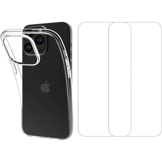 Coque iPhone 15 Pro Max coque + Verre trempé - ESSENTIEL B