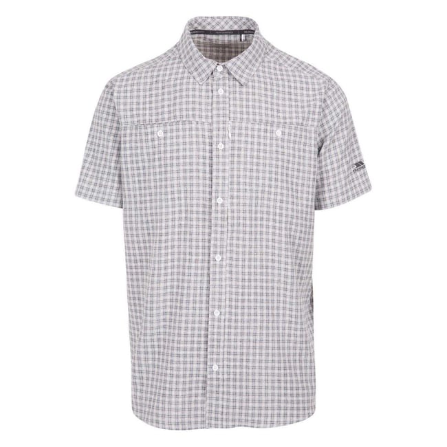 Chemise manches courtes motif/style à carreaux GILCRUX - TRESPASS
