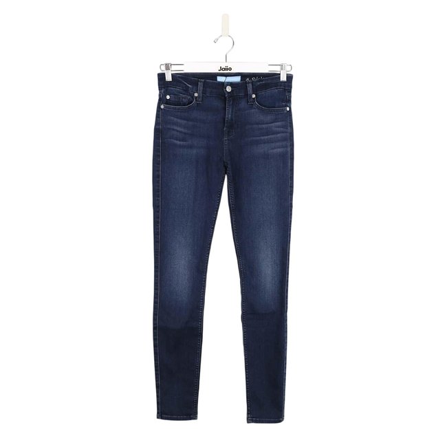 Jean slim en coton - Très Bon État bleu <span itemprop=