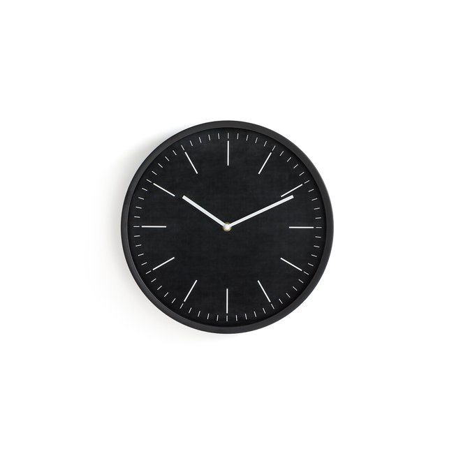 Reloj redondo Ø33 cm, Ora negro <span itemprop=