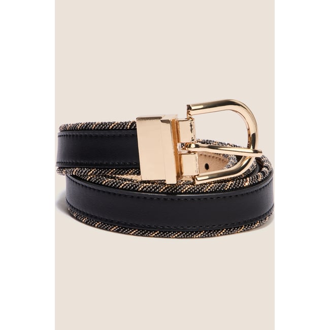 Ceinture fine réversible avec chaîne - BREAL