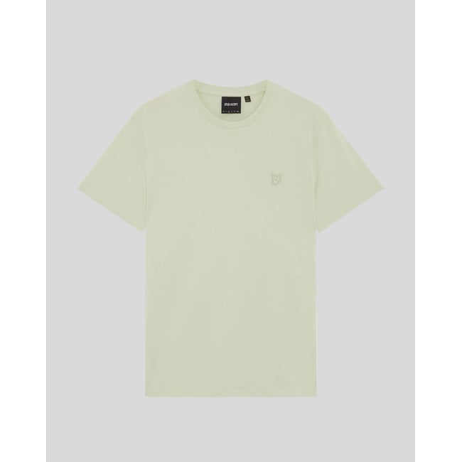 T-shirt en coton superfine vert légumes verts tendres <span itemprop=
