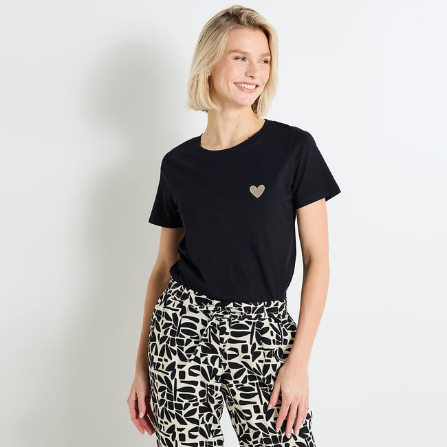 T-shirt col rond - GRAIN DE MALICE