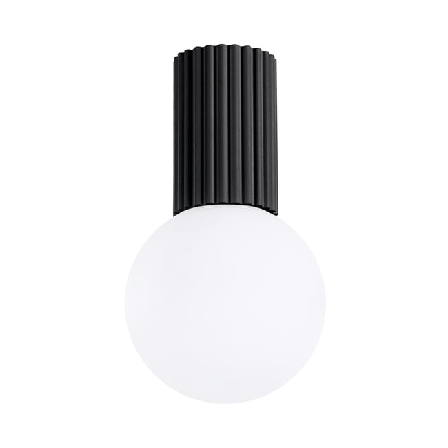 Plafonnier Aluminium Noir G9 1 Halo Couleur noir <span itemprop=