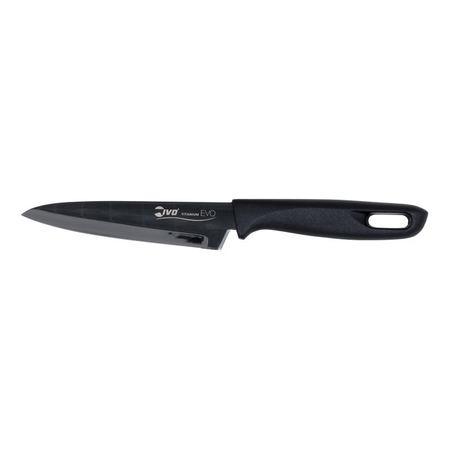 Couteau à légume lame 12cm en titanium noir <span itemprop=