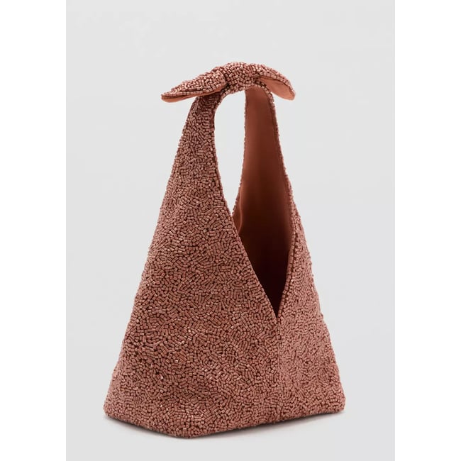 Sac à main orné de strass - MANGO