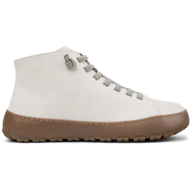 Bottines Peu Serra cuir blanc naturel <span itemprop=